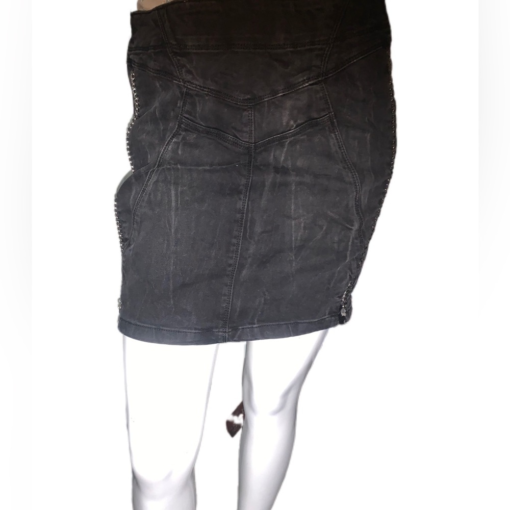 Pre loved Blank NYC Embellished Denim boho Skirt - - Picture 5 of 14
